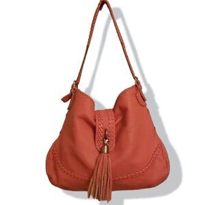 LIKE NEW! Carla Mancini Hobo Bag Orange